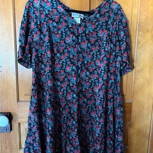 Vintage 90s Floral Babydoll Dress